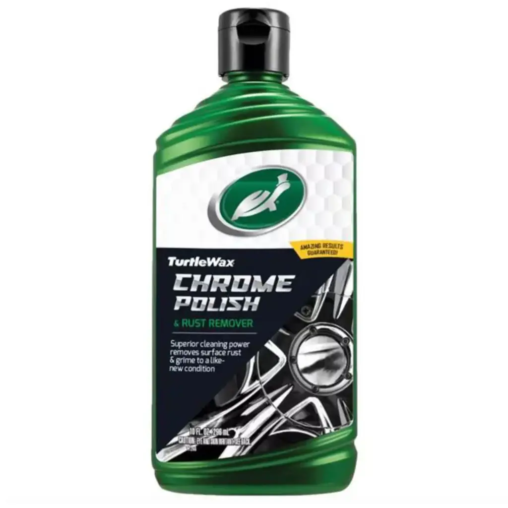 TURTLE WAX RENEW RESTORE CHROME POLISH & RUST REMOVER - 10 OZ.