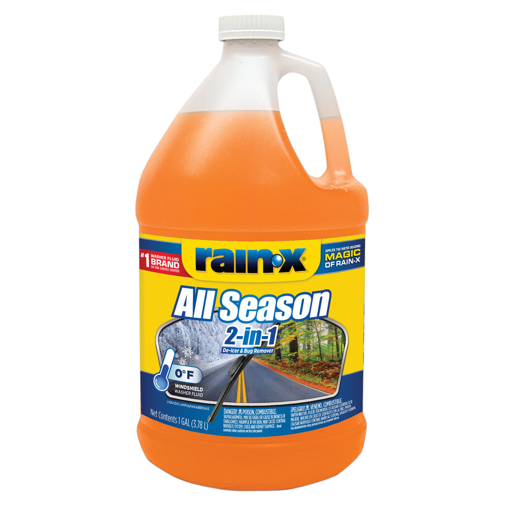 RAIN-X 0°F ALL SEASON WINDSHIELD WASHER FLUID - 1 GALLON