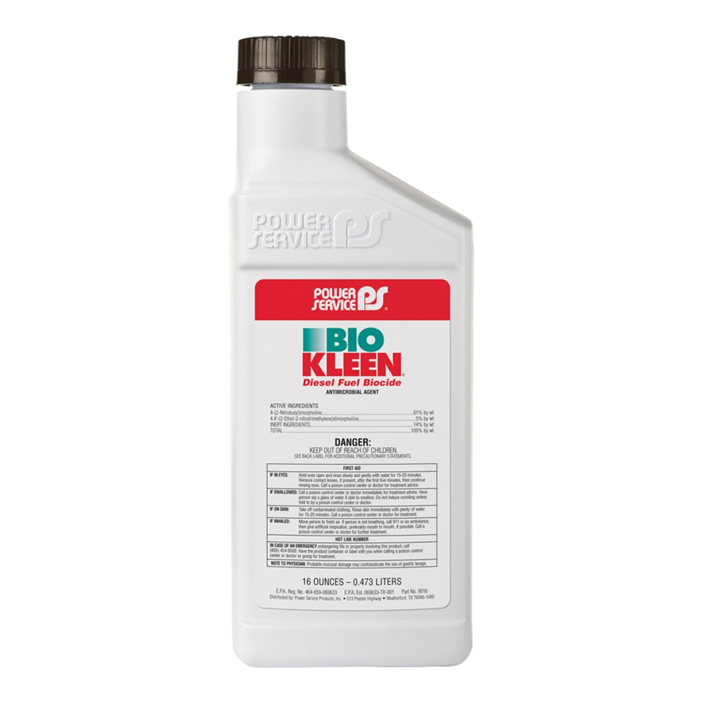 Power Service Bio Kleen Diesel Fuel Biocide - 16 oz.